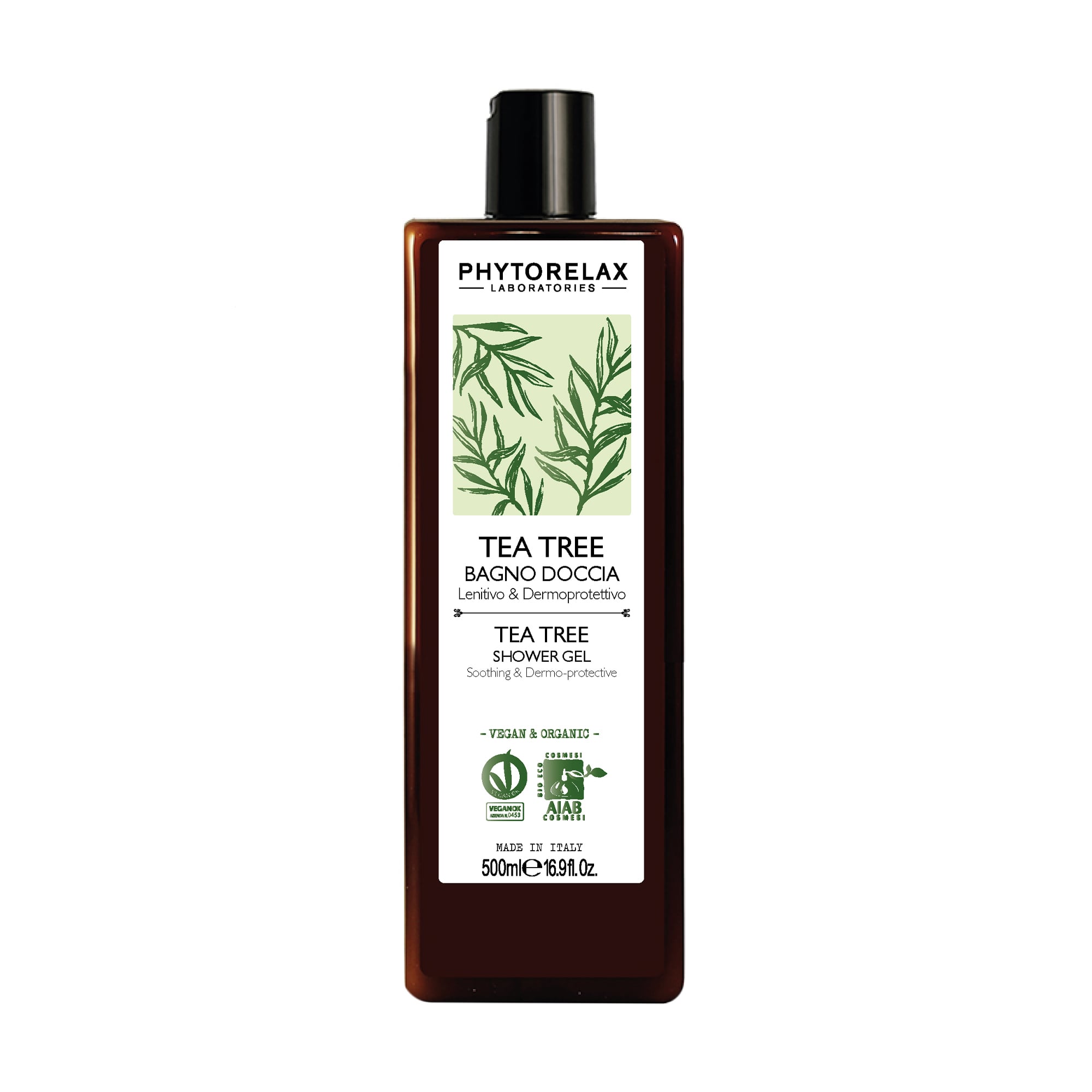 Уцінка! Заспокійливий гель для душу Phytorelax Laboratories Tea Tree Shower Gel, 500 мл