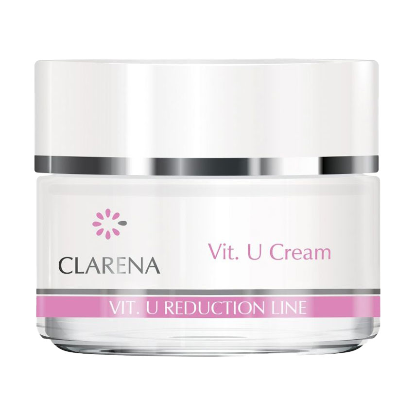 Уцінка! Заспокійливий та зміцнювальний крем для обличчя Clarena Vit.U Reduction Line Vit.U Cream з вітаміном U, 50 мл